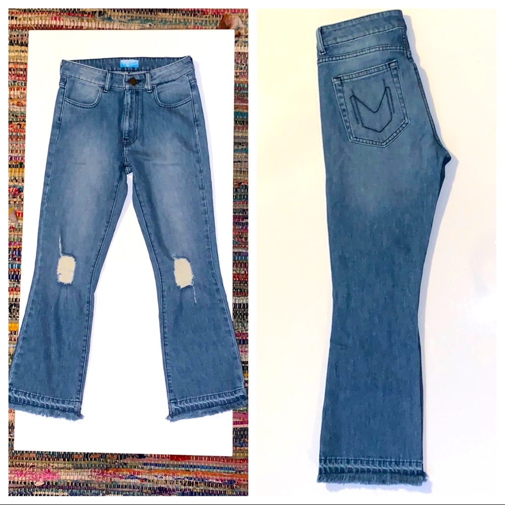 Show Me Your MUMU Flare Distressed Jeans